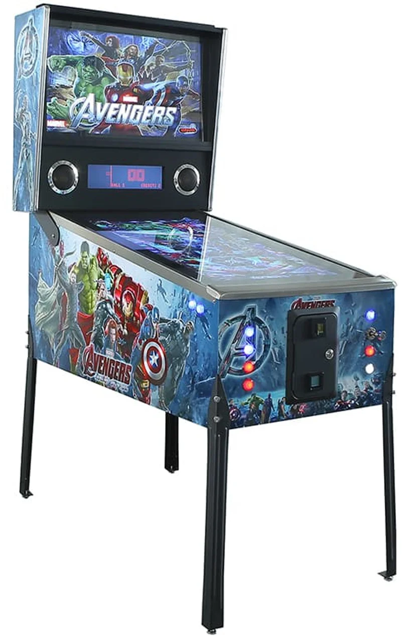 Avenger pinball front view